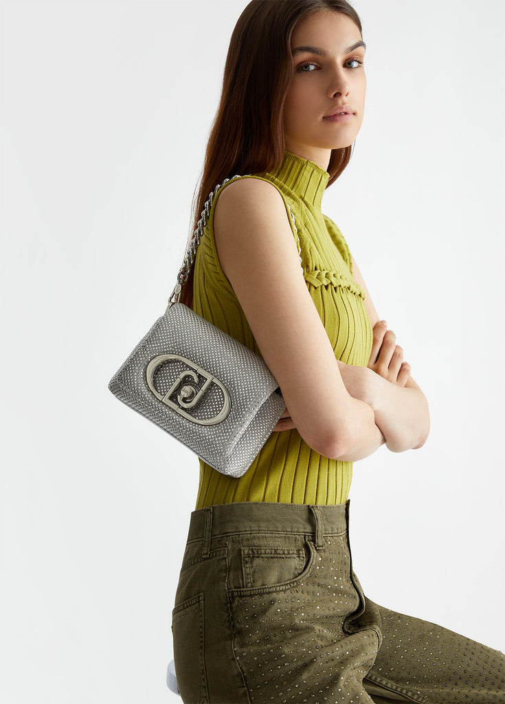 LaPuffy bag with rhinestones – LIU.JO