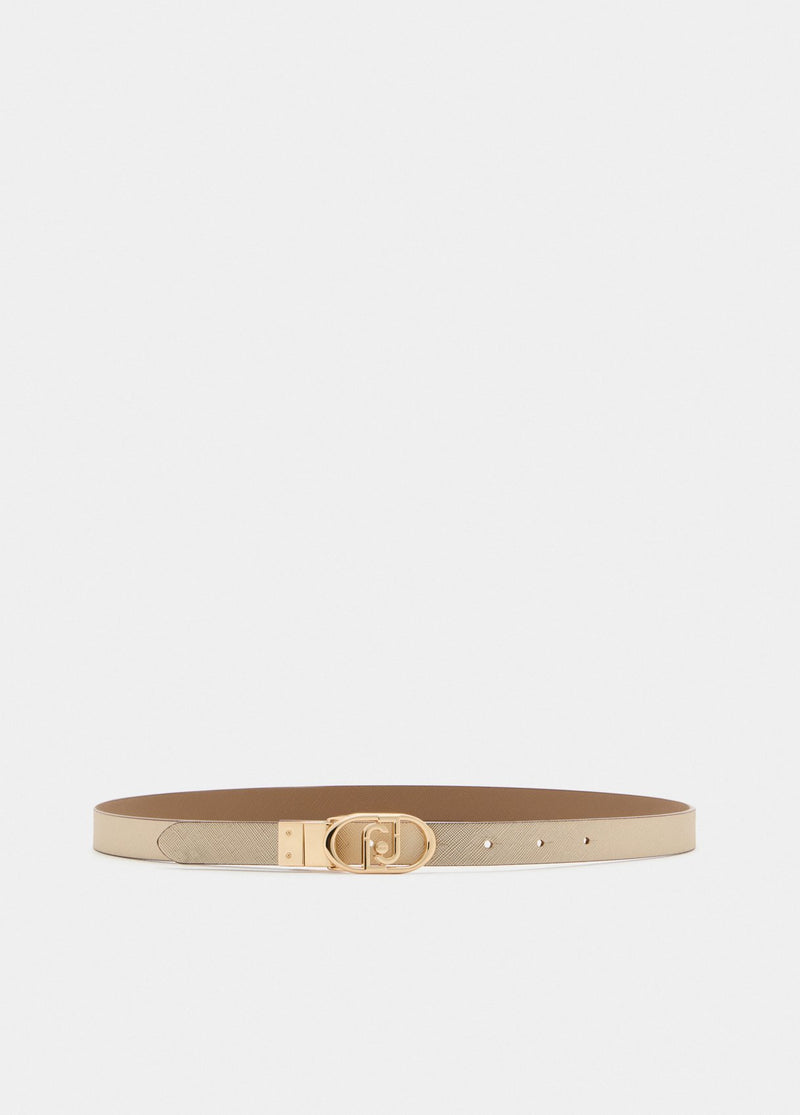 Liu Jo Belt Beige Leather Crystal Buckle Women Beige Belts 00s Vintage Hip Belt, LIU JO Beige Suede Leather Belt, Women  main image 4