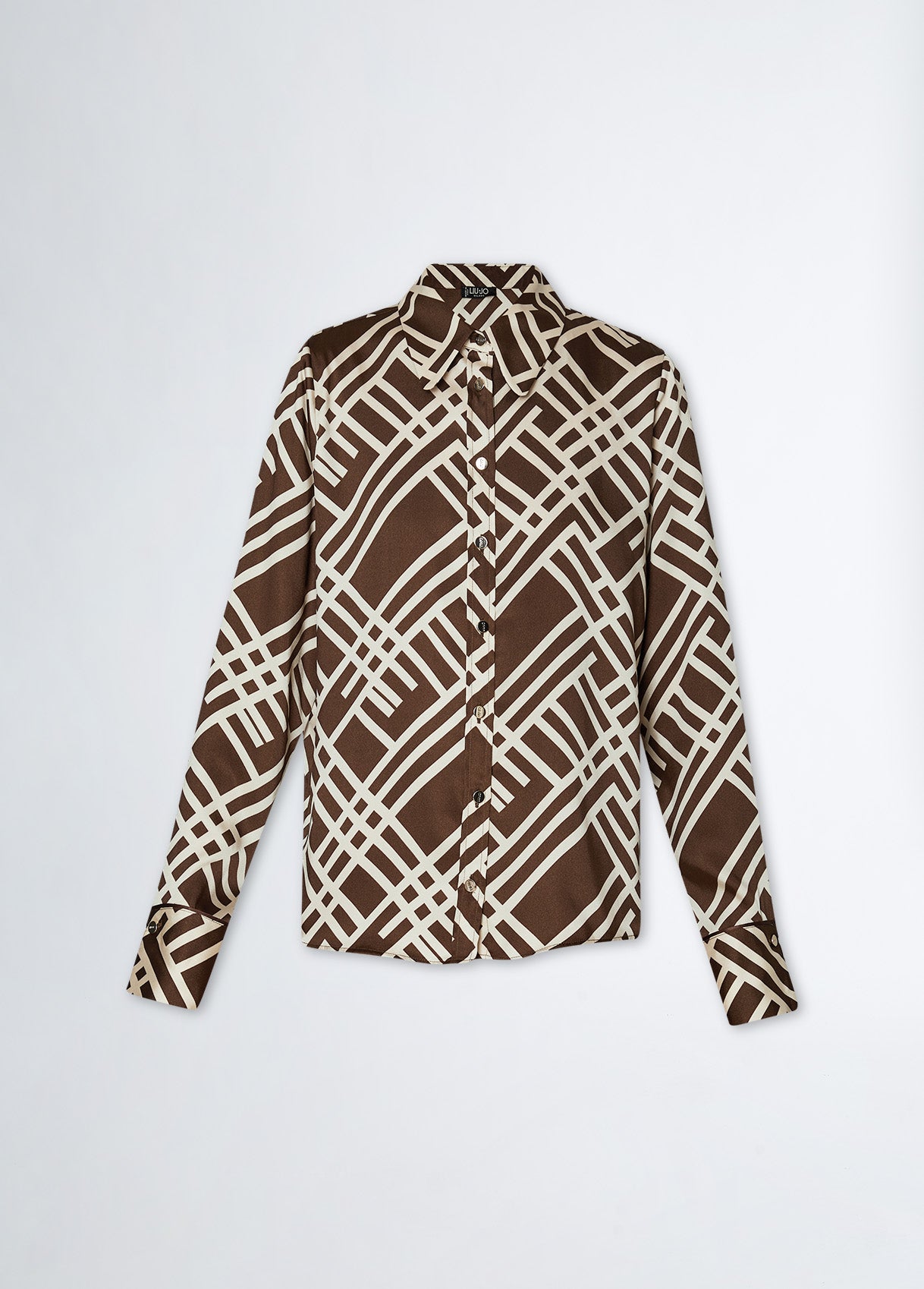 CF4177TS531N961942-brown geometric print