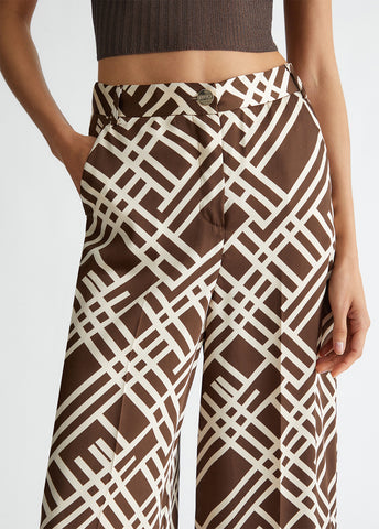 CF4186TS531N961942-brown geometric print