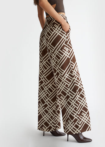 CF4186TS531N961942-brown geometric print