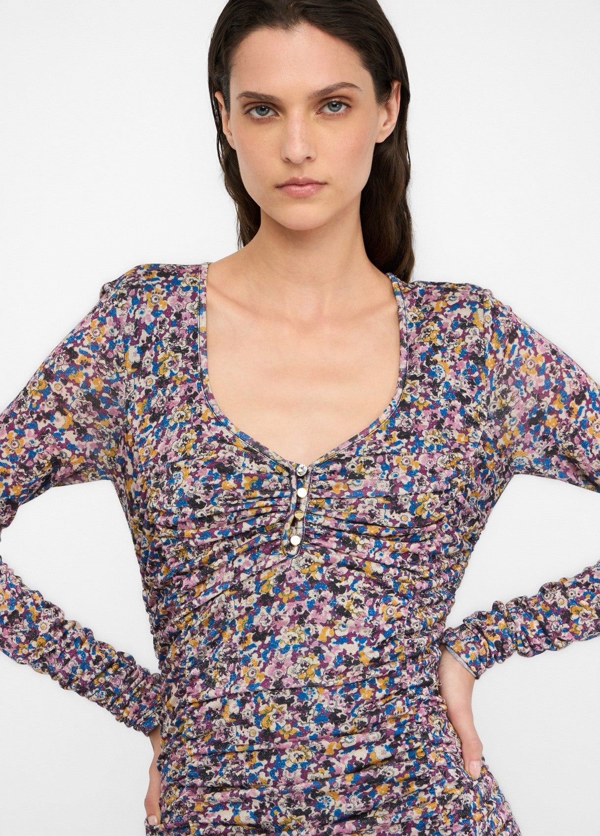 MF5080J3821M9993XS-Provençal flowers print