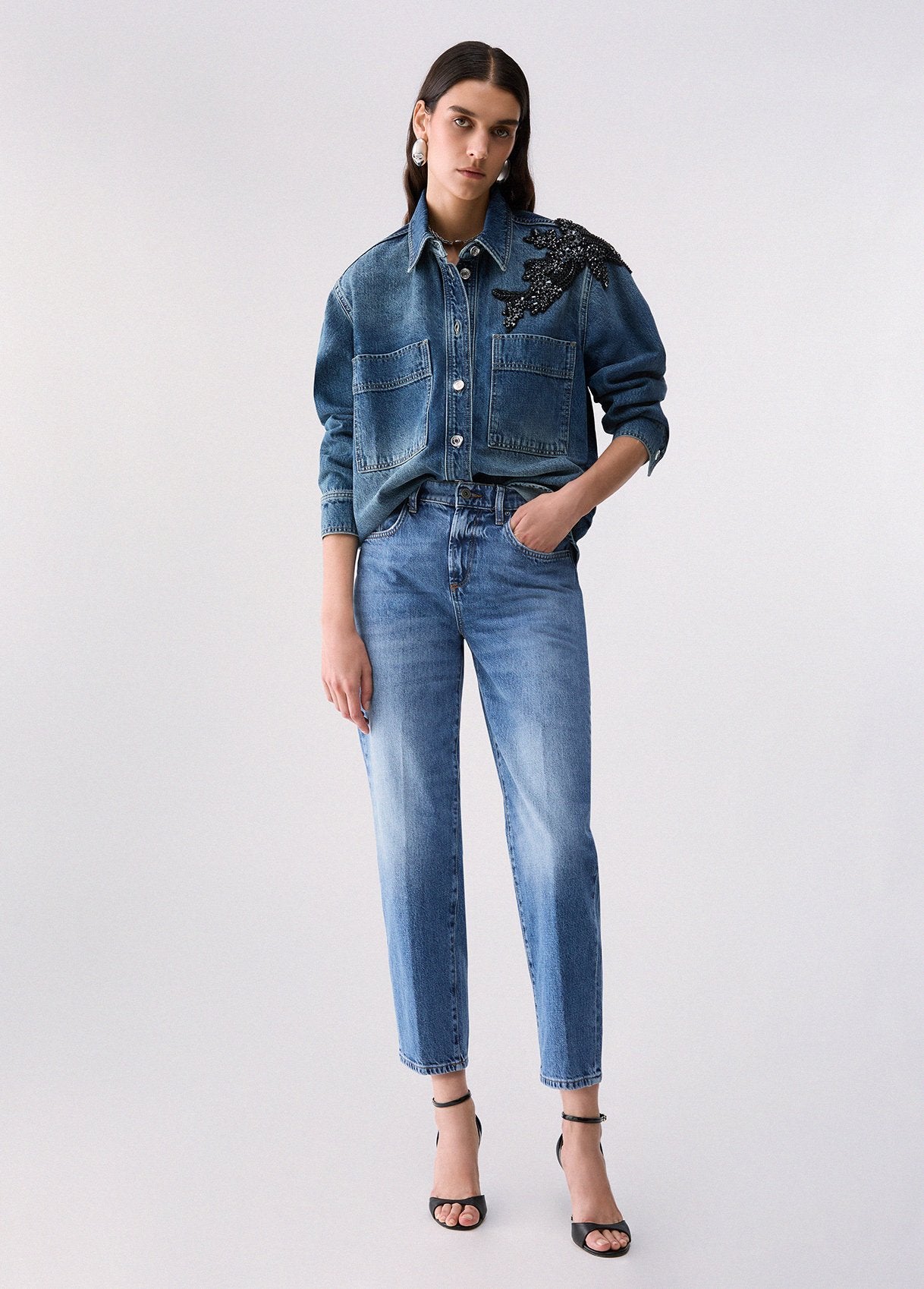 UF6167D485479110XS-blue denim