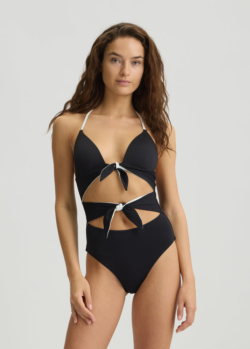 ワンピース水着 LIU JO Woman Swimsuit Black VA5171J6447 09096 Beachwear – LIU.JO